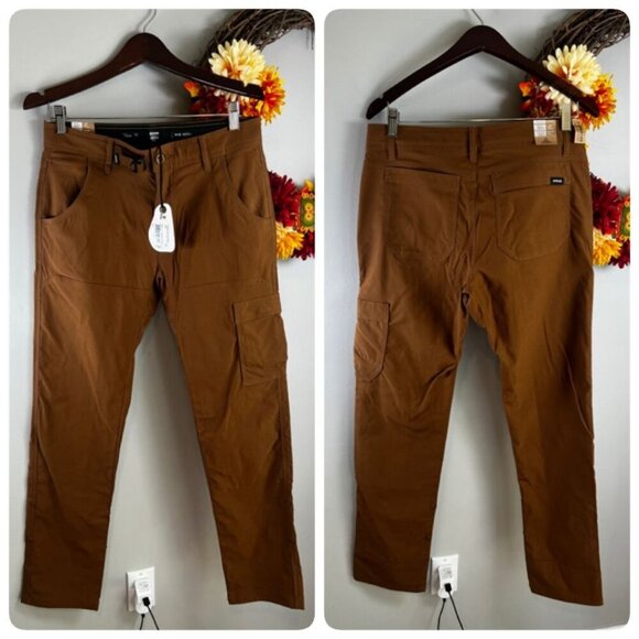 ***SOLD***Mens Stretch Zion Slim Fit Pant II Size 30"W/32"L in SEPIA Water - Picture 1 of 10